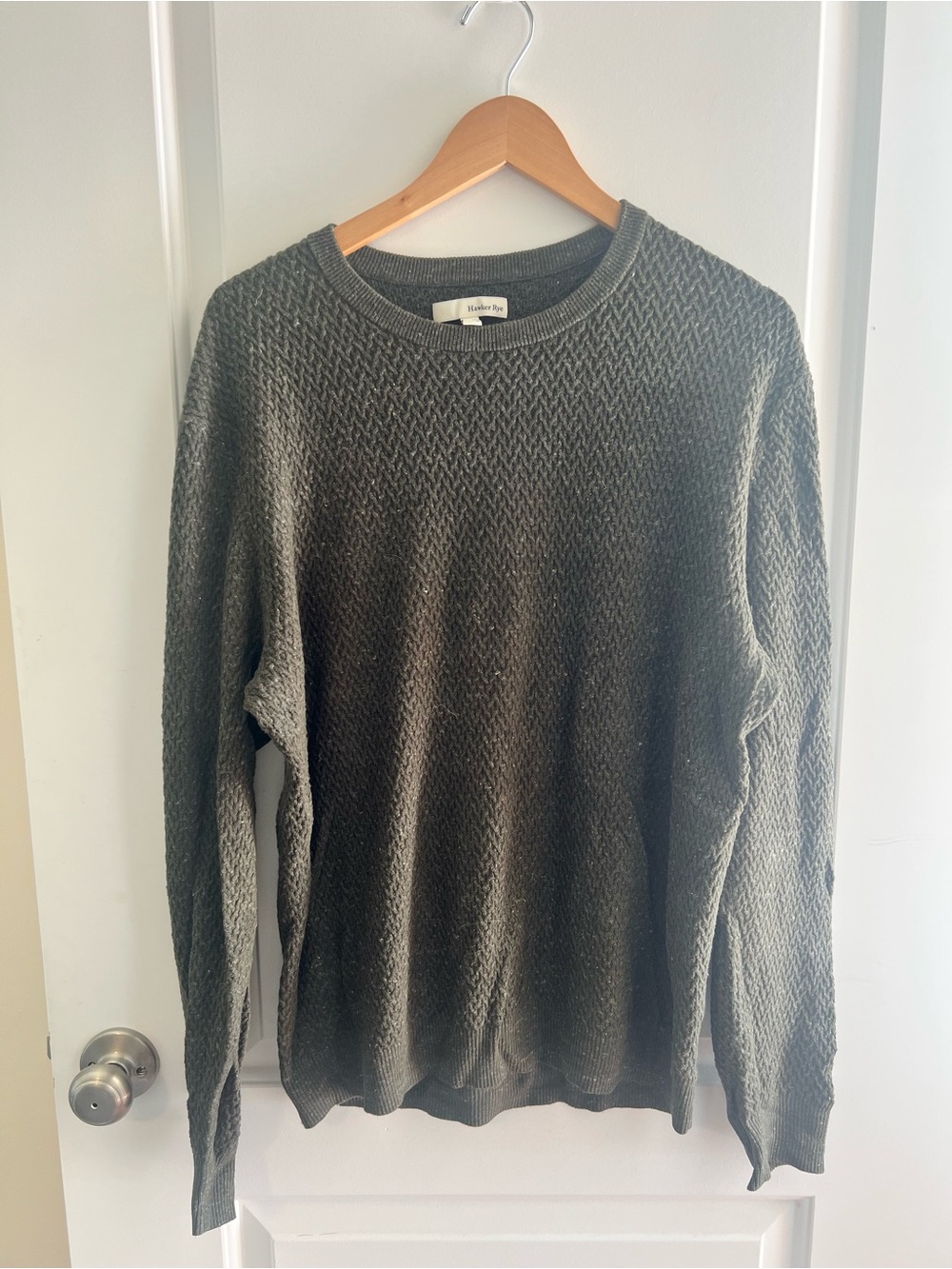 Hawker Rye Forest Green Crewneck Sweater